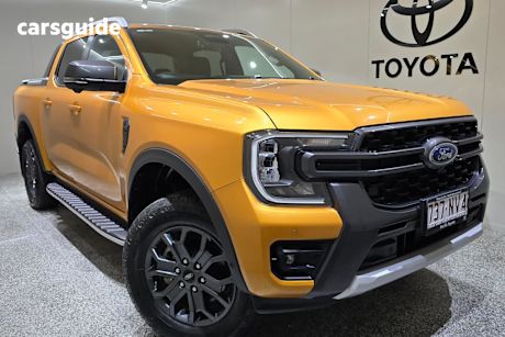 Yellow 2024 Ford Ranger Double Cab Pick Up Wildtrak 3.0 (4X4)