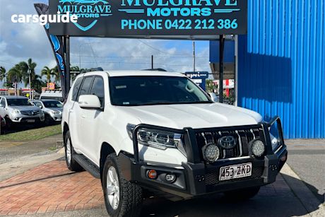 White 2019 Toyota Landcruiser Prado Wagon Gxl (4X4)