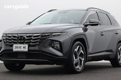 Grey 2021 Hyundai Tucson SUV HIGHLANDER F