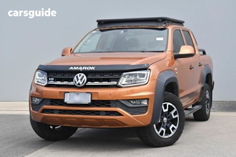 Orange 2019 Volkswagen Amarok Dual Cab Utility V6 Tdi 550 Canyon