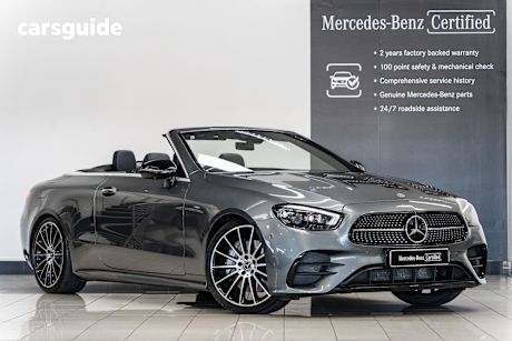 Grey 2020 Mercedes-Benz E-CLASS Convertible E300 R