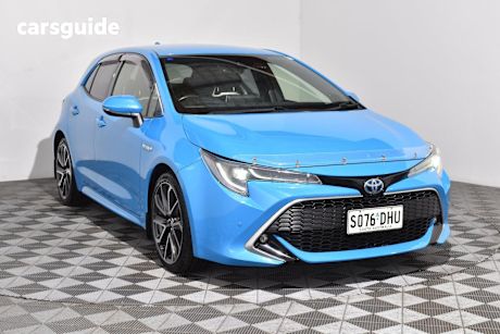 Blue 2019 Toyota Corolla Hatch ZR HYBRID F