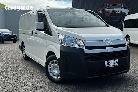 White 2021 Toyota HiAce Van Lwb