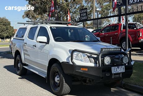 White 2015 Isuzu D-MAX Crew Cab Utility Sx Hi-Ride (4X4)