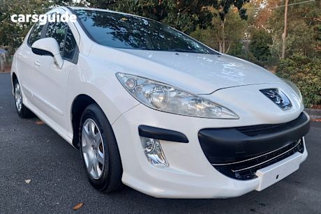 White 2009 Peugeot 308 Hatchback Xs Hdi