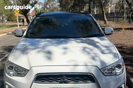 White 2014 Mitsubishi ASX Wagon Aspire (2Wd)