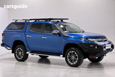 Blue 2021 Mitsubishi Triton Ute Tray GLS 4X4
