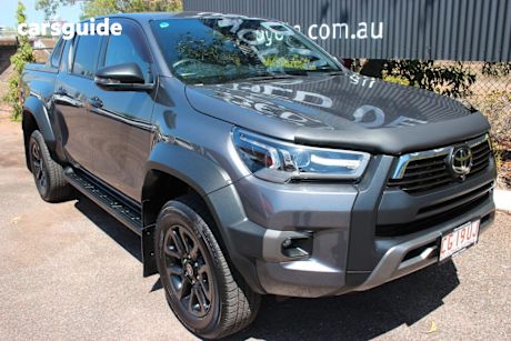 Grey 2023 Toyota Hilux Double Cab Pick Up Rogue (4X4) 6 Speaker