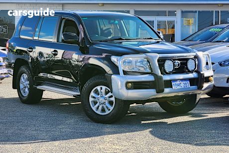Black 2010 Toyota Landcruiser SUV GXL 4X4