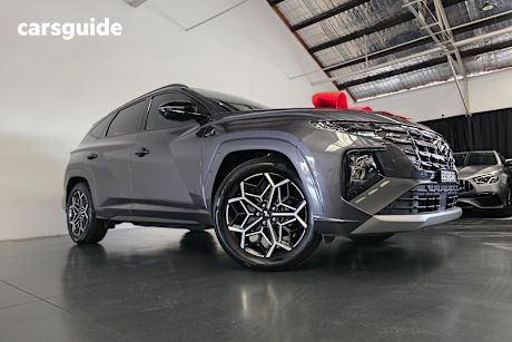 Grey 2022 Hyundai Tucson Wagon Highlander (Awd)