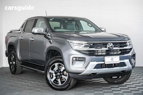 Grey 2025 Volkswagen Amarok Dual Cab Utility Style Tdi500 4Motion Tray