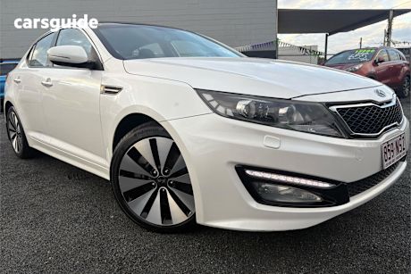 White 2012 Kia Optima Sedan Platinum