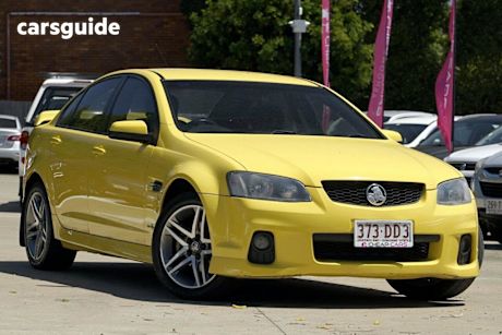Yellow 2010 Holden Commodore Sedan Sv6