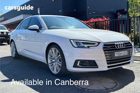 White 2016 Audi A4 Sedan SPORT 4WD