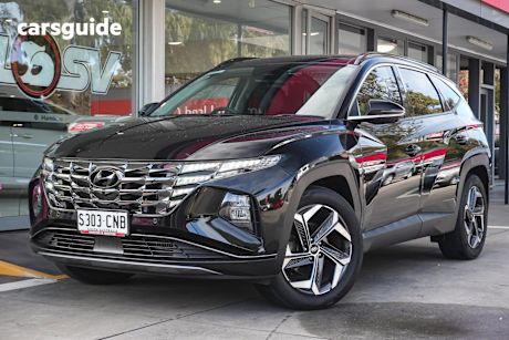 Black 2021 Hyundai Tucson SUV HIGHLANDER 4X4