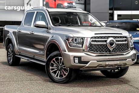 Silver 2025 GWM Cannon Alpha Dual Cab Utility Ultra Hybrid (4X4)