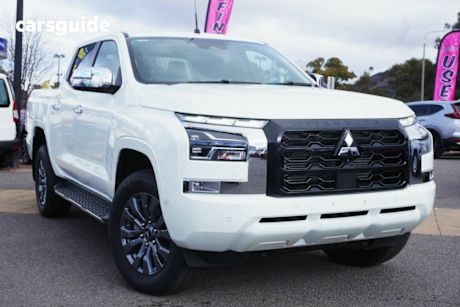 White 2024 Mitsubishi Triton Double Cab Pick Up Gls (4X4) 1T Payload