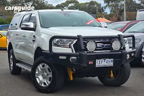 White 2016 Ford Ranger Dual Cab Utility Xlt 3.2 (4X4)
