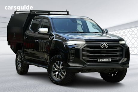 Black 2022 LDV T60 Double Cab Utility Max Luxe (4X4)