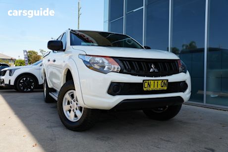 White 2017 Mitsubishi Triton Dual Cab Utility Glx Plus (4X4)