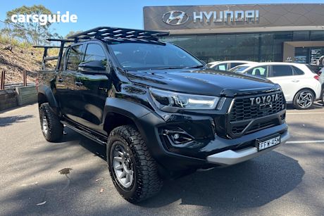 Black 2024 Toyota Hilux Ute Tray GR SPORT 4X4