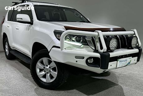 White 2019 Toyota Landcruiser Prado SUV GXL 4X4
