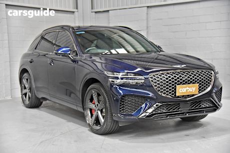Blue 2023 Genesis GV70 SUV 3.5T AWD SPORT 4X4