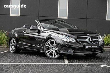 Black 2014 Mercedes-Benz E-CLASS Convertible E200 R
