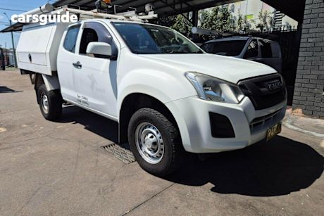 White 2018 Isuzu D-MAX Space Cab Utility Sx Hi-Ride (4X2)