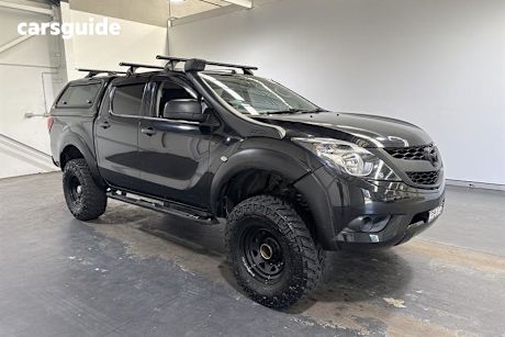 Black 2015 Mazda BT-50 Dual Cab Utility Xt (4X4)