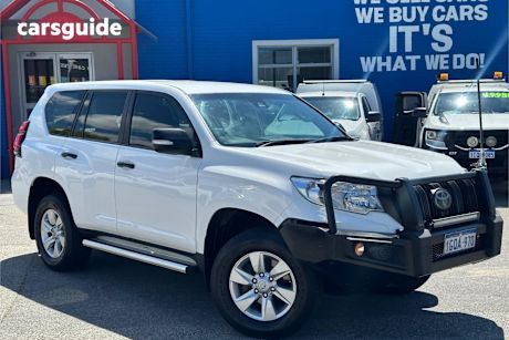 White 2018 Toyota Landcruiser Prado SUV GX 4X4