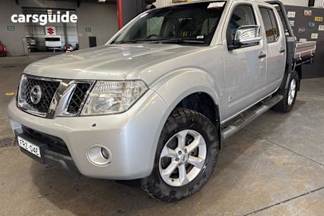 Silver 2012 Nissan Navara Dual Cab Pick-up St-X (4X4)