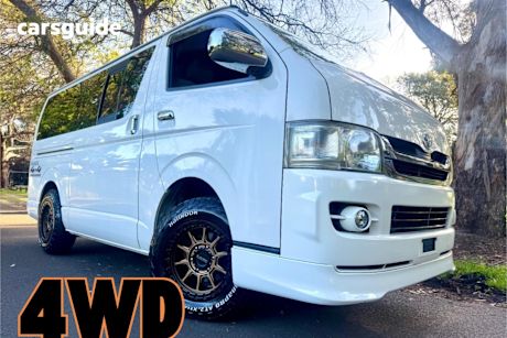 White 2008 Toyota HiAce Commercial 4WD SUPER GL
