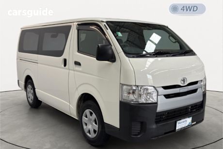White 2018 Toyota HiAce Commercial LONG DX 4WD