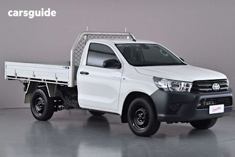 White 2021 Toyota Hilux Cab Chassis Workmate (4X2)