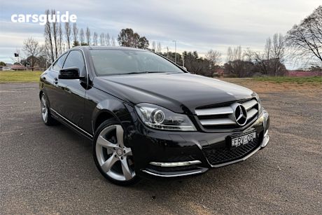 Black 2013 Mercedes-Benz C250 Coupe Sport Be