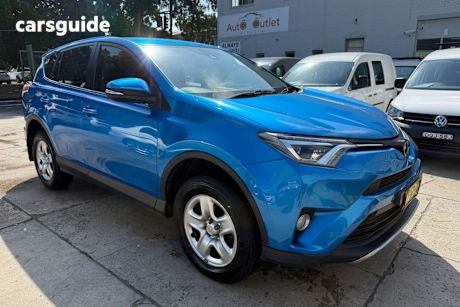 Blue 2018 Toyota RAV4 SUV GX 4X4