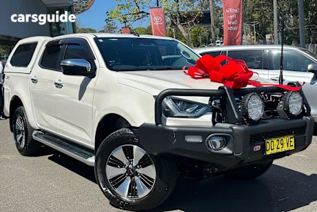 White 2022 Isuzu D-MAX Ute Tray LS-U 4X4