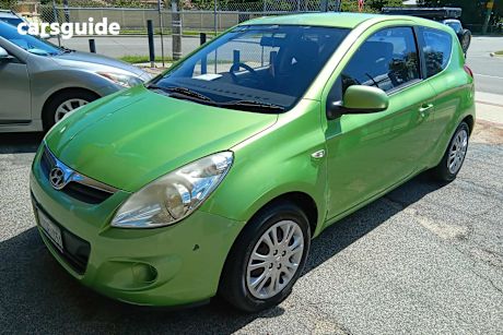 Green 2011 Hyundai I20 Hatch ACTIVE F