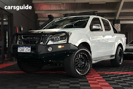 White 2018 Isuzu D-MAX Ute Tray LS-U 4X4