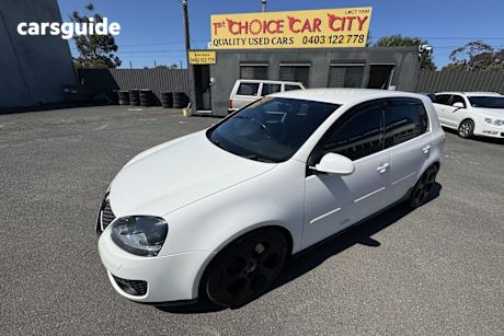 White 2008 Volkswagen Golf Hatchback Gti