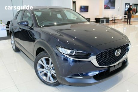 Blue 2025 Mazda CX-30 SUV G20 EVOLVE F