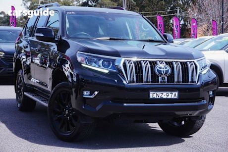 Black 2021 Toyota Landcruiser Prado Wagon Vx Flat Tailgate