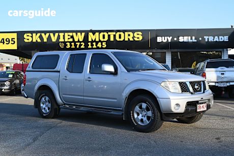 Silver 2010 Nissan Navara Ute Tray ST 4X4