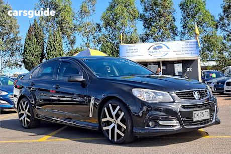 Black 2015 Holden Commodore Sedan Ss Storm
