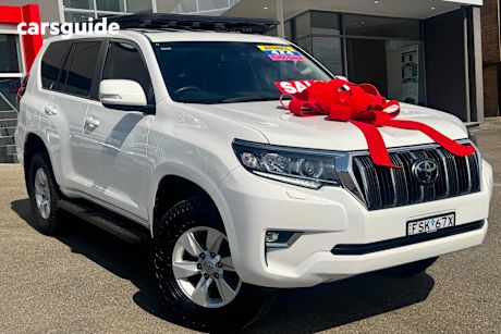 White 2021 Toyota Landcruiser Prado SUV GXL 4X4