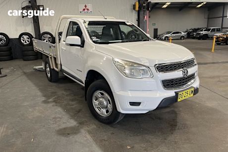 White 2015 Holden Colorado Cab Chassis Ls (4X2)