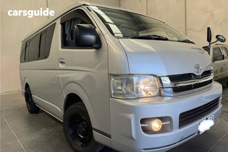 Silver 2009 Toyota HiAce Commercial R