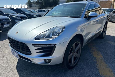 Silver 2015 Porsche Macan Wagon S Diesel