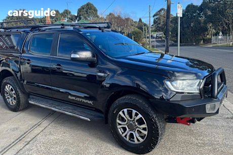 Black 2015 Ford Ranger Dual Cab Pick-up Wildtrak 3.2 (4X4)